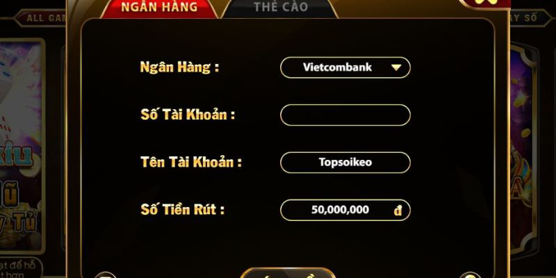 Giao dịch rút tiền tại cổng game có mất phí không?
